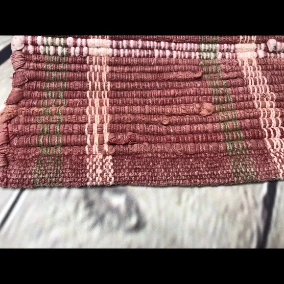 Distressed Throw Rug - Picture 2 of 6